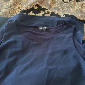 D&G Blue Tank Top with Crew Neck